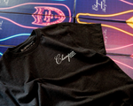 Champain Heather Black Tee