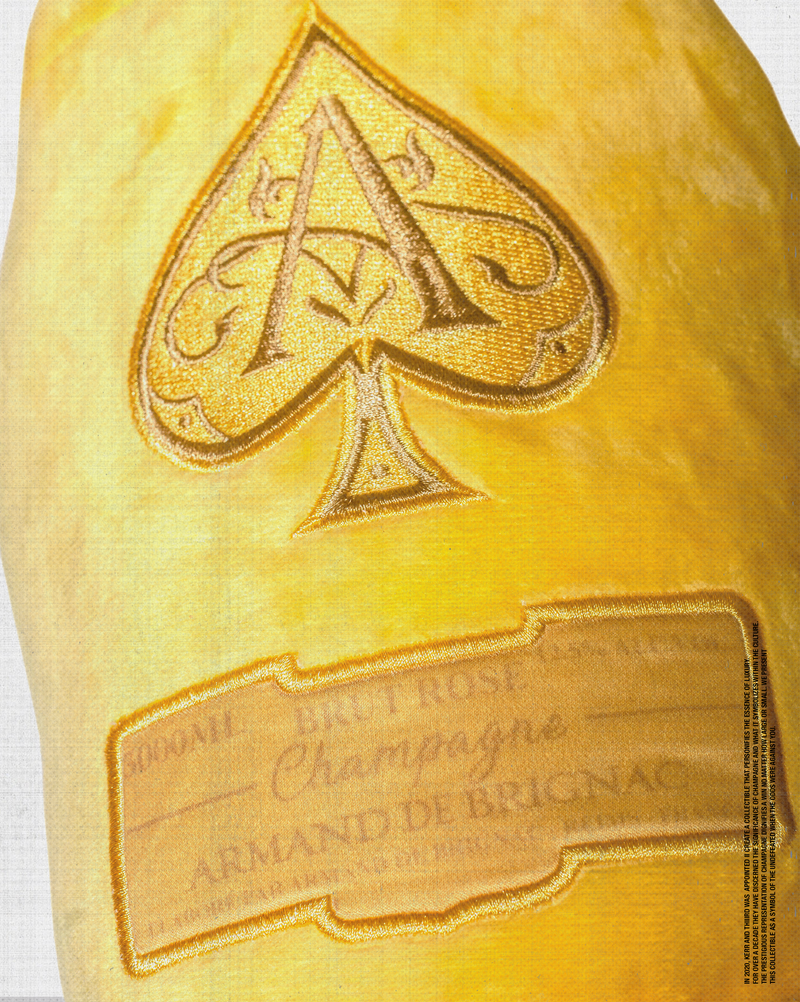 Aces Of Spades Plush Collectible Gold 3000ml