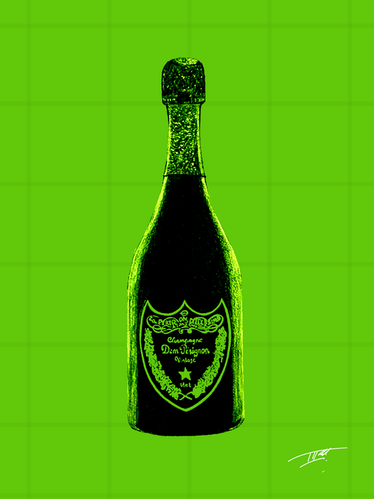 DOM P GREEN  WALL ART PRINT