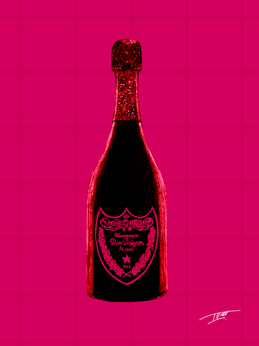 DOM P PINK WALL ART PRINT