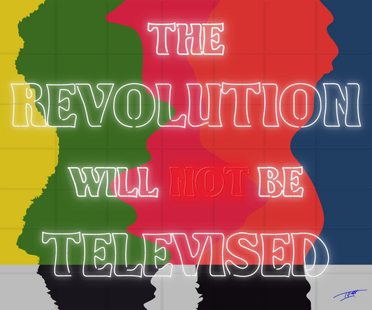 NO RERUNS ART PRINT