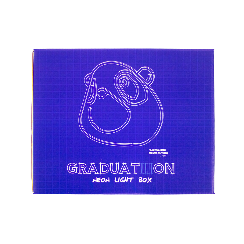 GRADUATIIION NEON BOX LAMP