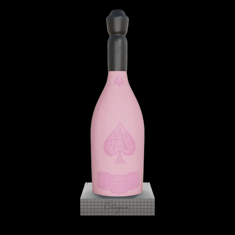 Aces Of Spades Plush Collectible Pink 1500ml